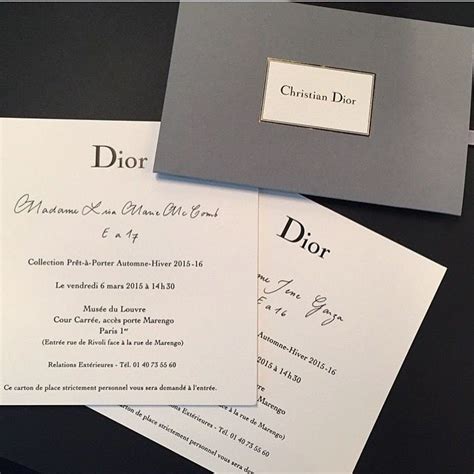 dior invitation|dior invitations for sale.